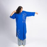 كافتان من الكتان الطبيعى مطرز يدوى