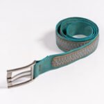 ⁦حزام جلد طبيعي مصنوع يدوياً⁩ - الصورة ⁦4⁩